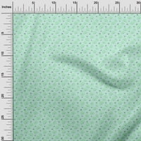 Onuone pamuk poplin lagana metvica zelena tkanina Kids Rainbow DIY odjeća prekrivajući tkaninu za ispis