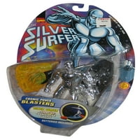 Marvel Silver Surfer igračka Biz Action Slika W Kozmički zvezda Blaster