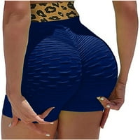 Tawop žene crne kratke hlače yoga sport hlače gamaše kratke hlače velike muške šorts plave veličine 6