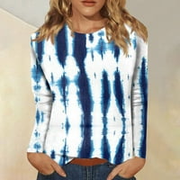 Košulje s dugim rukavima za žene Slatke grafičke majice za ispis Bluze casual plus veličina osnovnih