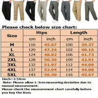 Muške opremljene pantalone na struku Muške pantalone za slobodno vrijeme patentni džepovi rade elastični