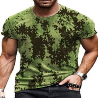 Nizini muškarci Ispis modne majice na vrhu majica s kratkim rukavima, casual mišić