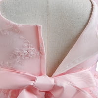 Glonme cvjetni print sunčevoj djeci Ležerne rođendan Princeze Haljine čipke ubrzave zip ljetna haljina ružičasta