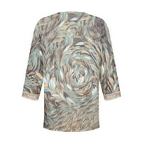 Ljetne ženske košulje Žene Ležerne prilike labave majice Vrući vrhove vrata Tors The Majice Tee Light m