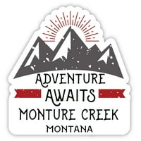 Unutar Creek Montana Suvenir Magnet Avantura čeka dizajn