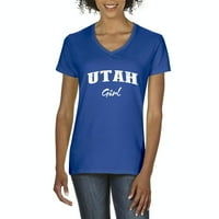 Arti - Ženska majica V-izrez kratki rukav - Utah Girl