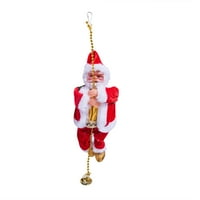 Santa Claus Electric Merdeder Santa Claus Doll Božićno drvce Viseći ukras privjesak poklon za odmor