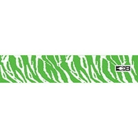 Bohning 501041gwt Green White Bihin Tiger Archery Vinil 7 Arrow Wrap