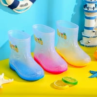 Vučene dječje kišne čizme za dječake Dječja cipela Fashion Flat Mid Tube Kišne čizme Modni soft donji