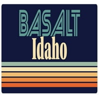 Basalt Idaho Vinil naljepnica za naljepnice Retro dizajn