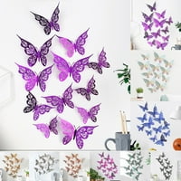 3D leptir zidne naljepnice Soba DIY CACAL Početna Dekor višestruko boje
