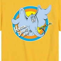 Dr Seuss - Horton crta ko - grafičku majicu kratkih rukava i mladih kratkih rukava