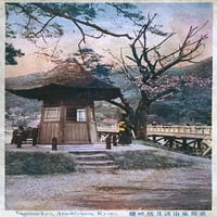 Kyoto, Japan - Togetsukyo, Arashiyama Poster Print Mary Evans Grenville Collins Collection