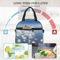 Airliner tiskana torba za ručak za žene Muškarci za ručak za višekratnu upotrebu BO ručak Tote prijenosni ručak BO Cooler torba
