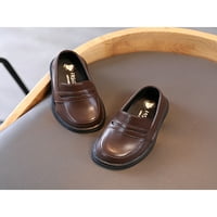 Daeful Kids Haljine cipele na loaferima Kožne stane Party Vintage Neklizajući Comfort School cipela