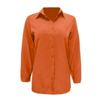 LowProfile gumb dolje majice za žene plus veličina dugih rukava casual vrhovi čvrsta kardigan vrhunska zimska bluza