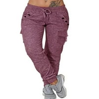 Duks za žene Ženske jogere sa džepovima Lounge hlače za trčanje joge
