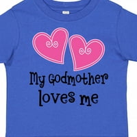 Inktastic moj kum voli me srčani poklon toddler devojko majica