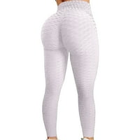 Plus veličine Curvy joge gamaše za žene plijen visokih struka Workout Yoga hlače Scrounch guza podižući