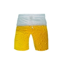Muške kratke hlače Ležerne prilike za nacrtaju elastični struk Ljeto Brzo suhe plažne kratke hlače sa
