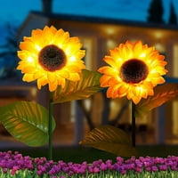 Suncokreti solarni svjetlo sunčeve suncokret suncokretara Dekorativna rasvjeta za vrt na otvorenom