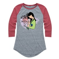 Disney Mulan - Cvijeće u bloju - ženska grafička majica Raglan