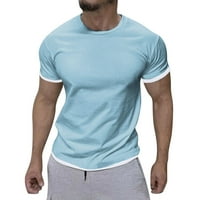 Njoeus Havajska majica za muškarce Thirts majice za muškarce Muška majica kratkih rukava okrugli vrat