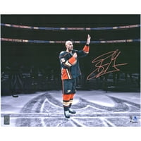 Ryan Getzlaf Anaheim patke autografirano 16 20 Final NHL igra sa pozdravom