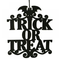 Halloween Witch je u netkanim vratima za viseće potpise za kućnu zabavu