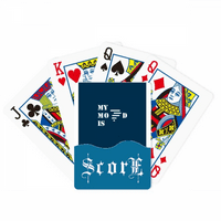 Loše raspoloženje vjetrovito vrijeme Art Deco modni rezultat poker igračka karta Inde igra