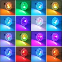 Dystyle RGB Zatamnjena LED stropna svjetlost ugradne okrugle nizvodne svjetlo boje mijenjaju stropnu
