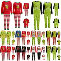 Porodica Grinch Podudaranje božićne pidžame - Porodični Božićni PJS Usklađivanje Setspjs Holiday Xmas