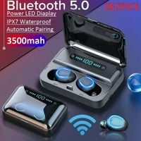 Bluetooth 5. Slušalice Mini uši 8D HIFI CVC8. Otkazivanje buke TWS Sportske vodootporne slušalice sa