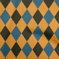 Onuone viskoze dres narančastom tkanine Argyle DIY odjeća za pretežnu tkaninu Tkanina od tkanine širom