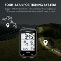 Magene GPS računar Vodootporni pametni bežični mračni klip + biciklistički brzinometar