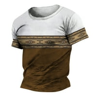 Strungten Muška majica Grafički tekst 3D Štampanje Street Casual kratkih rukava dolje od tiskane odjeće