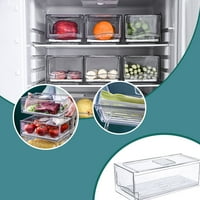 Wioihee Frižider Organizator, obloge za skladištenje hrane za hladnjak, kontejneri za višekratnu hranu, frižider Organizator u kućnoj kuhinji, roštilj, restoran