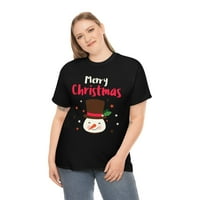 Snježna božićna majica ženske plus veličina božićne pidžame za žene plus veličine božićne vrhove za