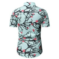 SDJMA Ljeto Nova modna tiskana majica kratkih rukava Muška majica za negiranje print casual muške rever