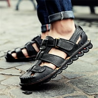 Homodles muške sandale - na prodaju plaža casual proklizavajuća crna diznuća veličina 7.5