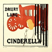 Prosjački poster Drury Lane Cinderella Poster Print by prosjački