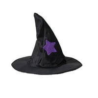 Pet Cat Witches Hat Wizard Hat Halloween Cat kostim pribor za zabavu za mačji ljubimac crni