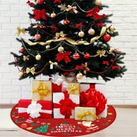 Gwong Prekrasna pahuljica stabla suknja božićni stil ukrasni četkica od četka za kuću za dom