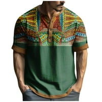 Grafička majica kratkih rukava Royallovene muške majice i izvezena modna majica i ljetni kratki rukav
