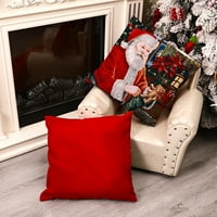 Tomfoto jastuk Santa Claus Print Stari muškarac Kauč na razvlačenje kućno dekor jastučnica Spavaća soba Custun Poklopac Sretan Božić