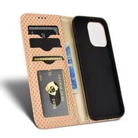 Dteck za Apple iPhone Pro Flip novčanik futrola, zaštita luksuz skrivena magnetska zatvarača PU kožna