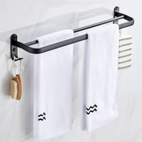 Ballsfhk zidni nosač za ručnik za kupatilo, mat crni ručnik, ručnik, nosač ručnika 5ml Summermer kupaonica bitno