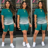 Ženske seksi odjeće za žene postavljene kratke bodycon pantalone Joggers Workout outfits trenerke Sportska