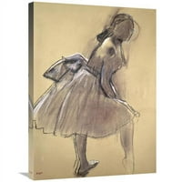 Profil od plesača uspravne umjetnosti - Edgar Degas
