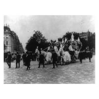 Photo Sahrana dvoje djece Isadora Duncana u Pariz konji d